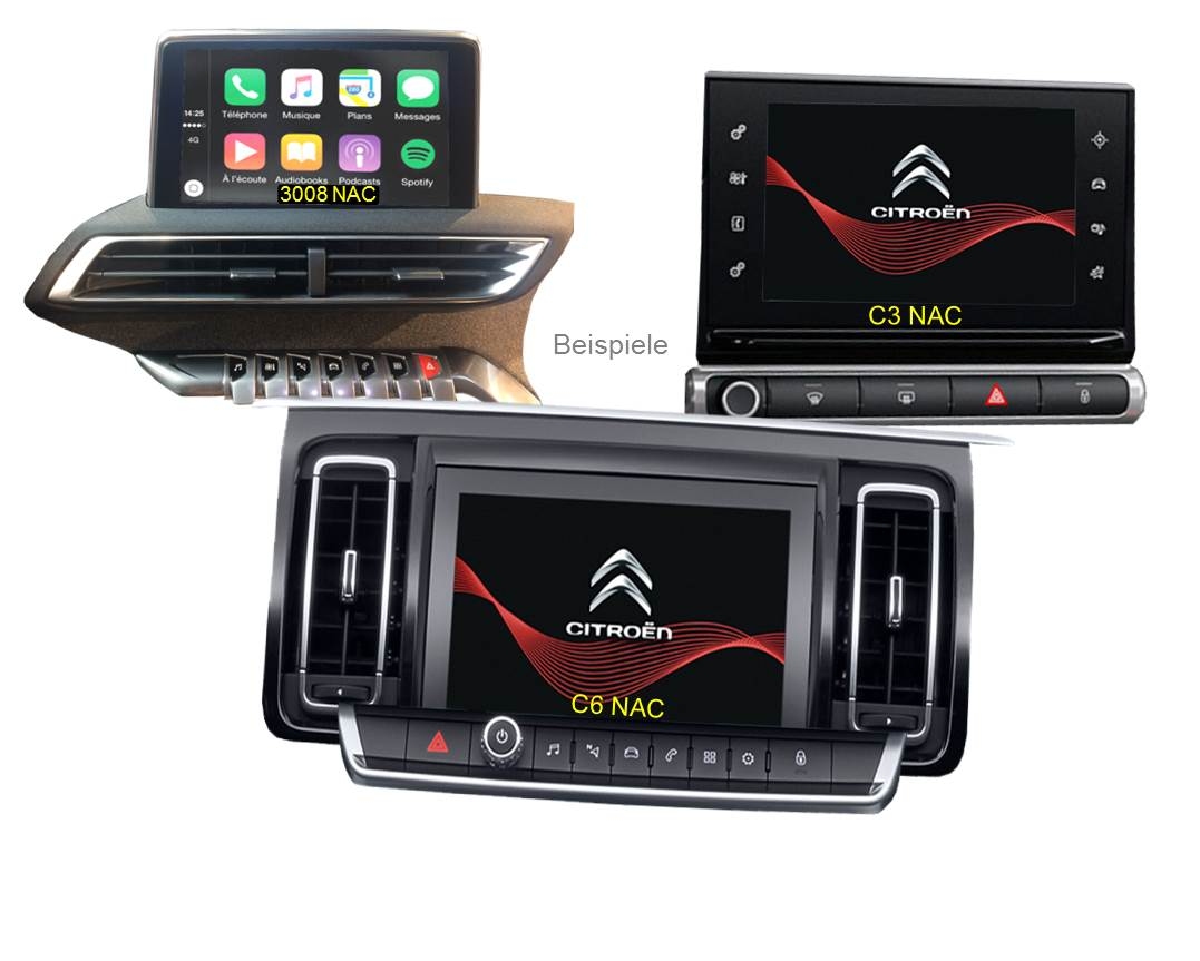 Interfejs kamery Citroen, Peugeot NAC Systems