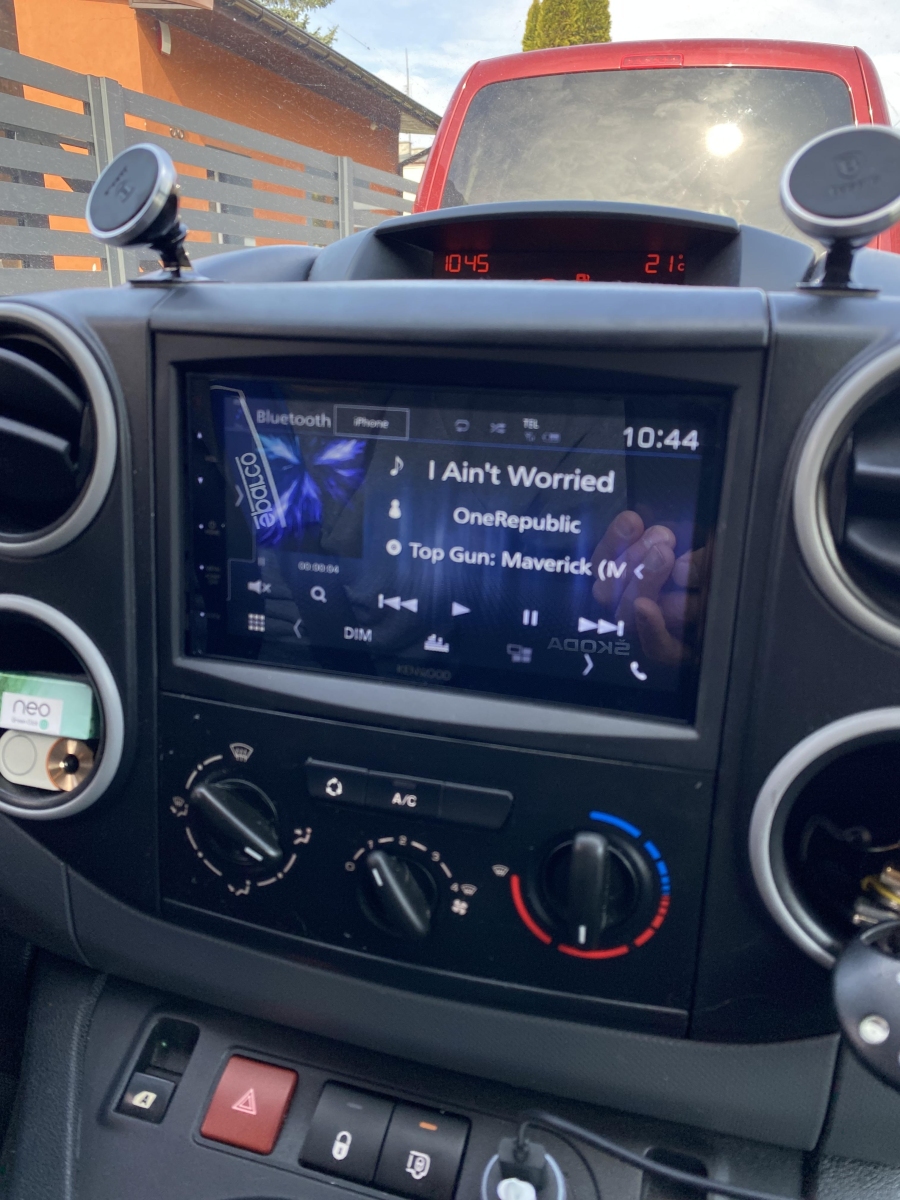 Radio frame 2 DIN Citroen Berlingo, Jumpy, C2, C3 Fiat Scudo Peugeot 207,307