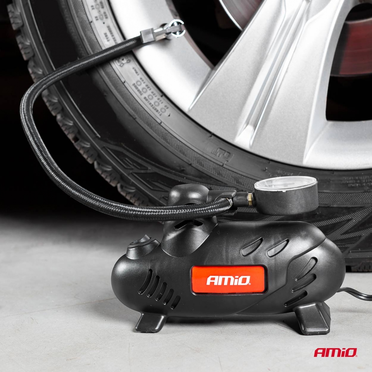 Mini car compressor 12V ACOMP-07 AMIO-02181