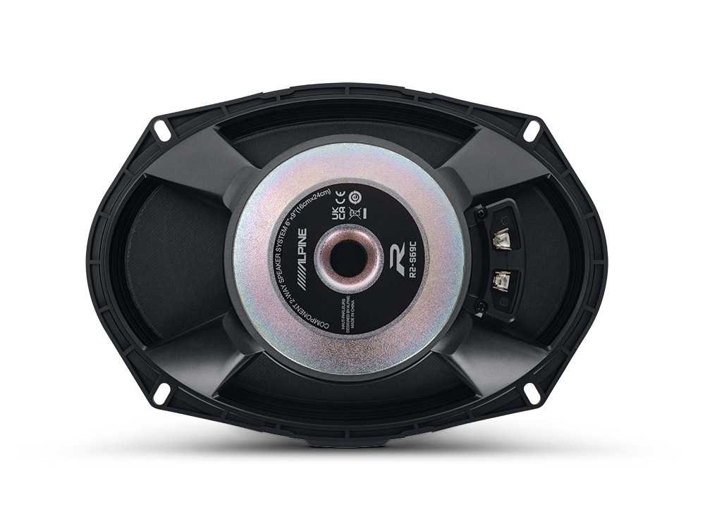 ALPINE R2-S69C komponenthögtalare för bil 2-vägs 100W RMS 6x9" (16 x 24 cm)