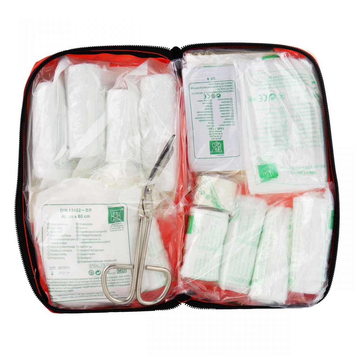 Kit di pronto soccorso per auto DIN 13164 AMIO-02396