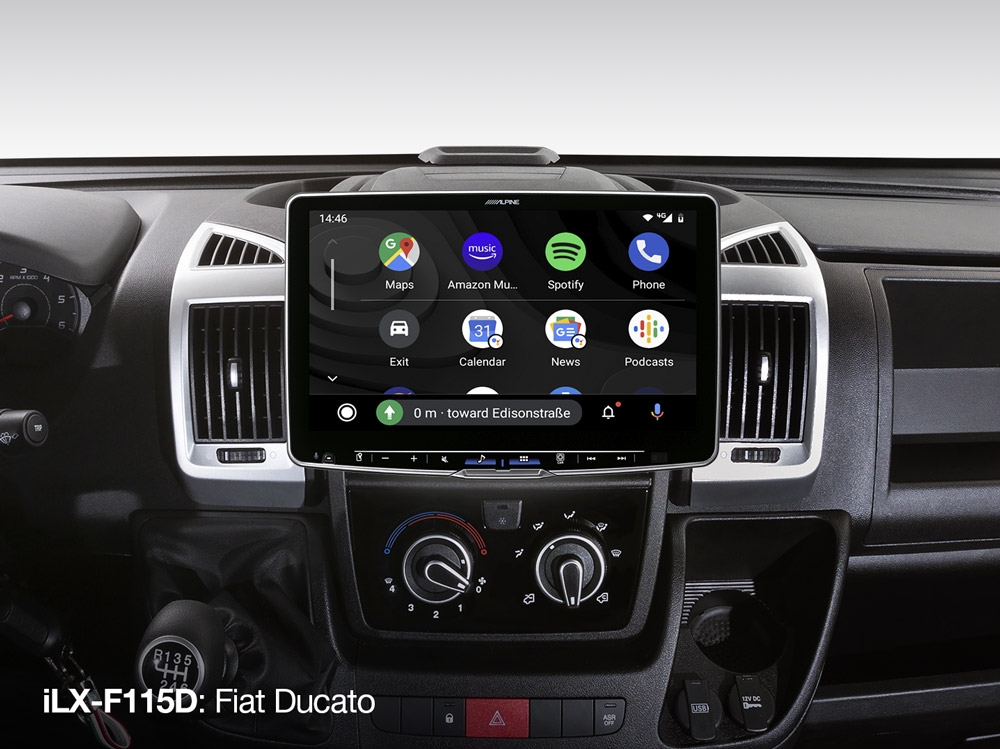 Stacja multimedialna 2 DIN Alpine iLX-F115D. Apple CarPlay i Android Auto
