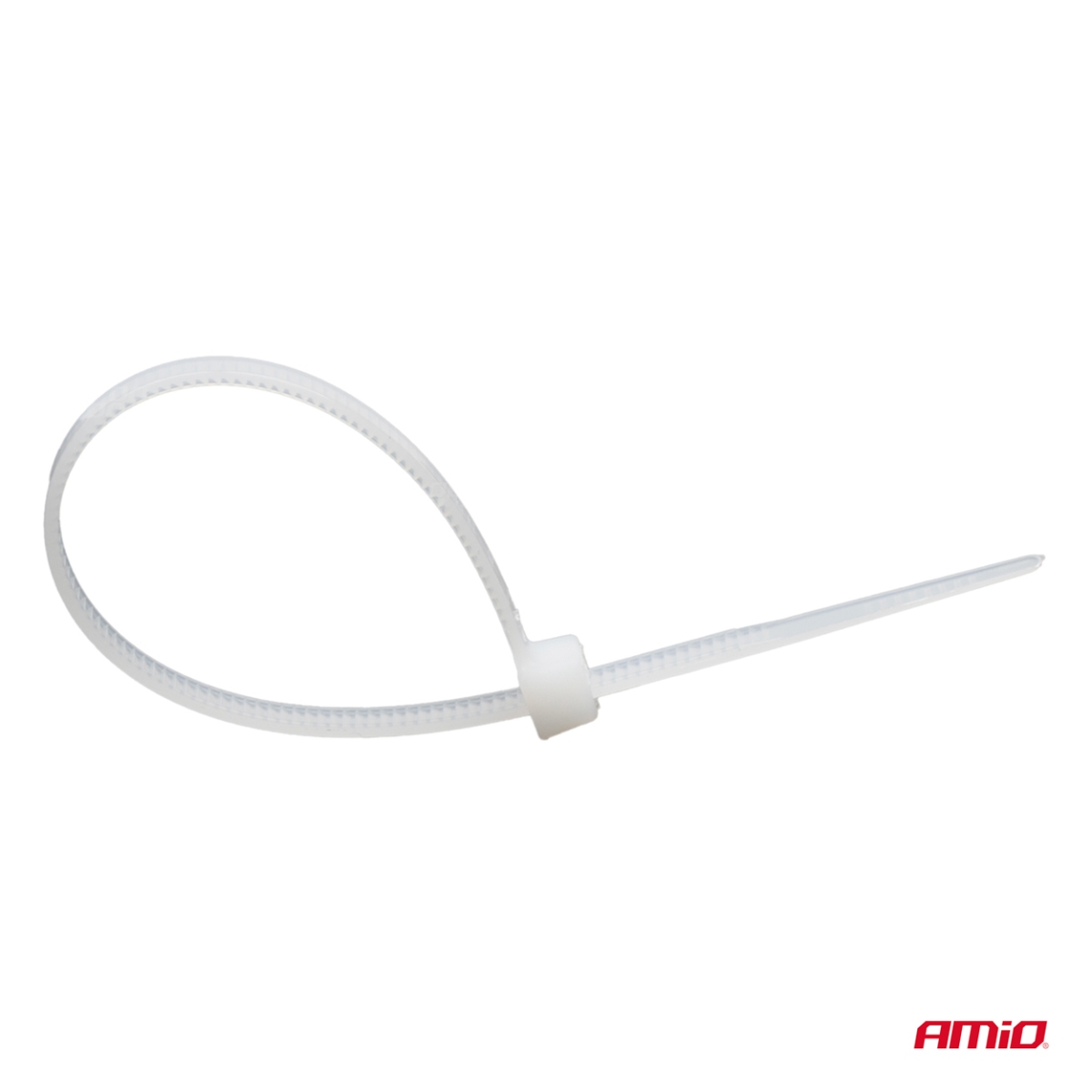 Valged kaablisidemed 2,5×100mm 100 tk AMIO-04305