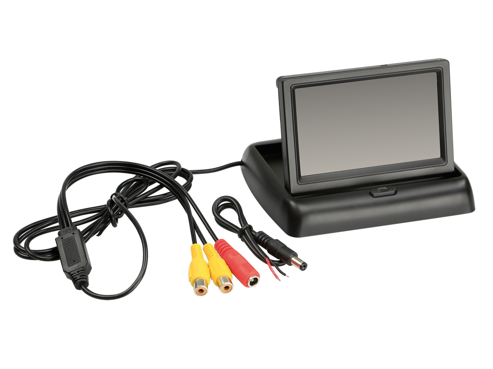 4,3-tuumainen taittuva näyttö peruutuskameroille apuviivoilla