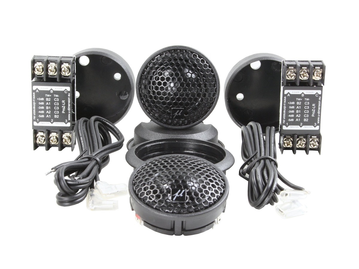 Głośniki samochodowe u-Dimension ProZ Comp 5, 130mm, 2-drożny - 4ohm, 100/200W, 87dB, 80-22000Hz, głęb. 59mm