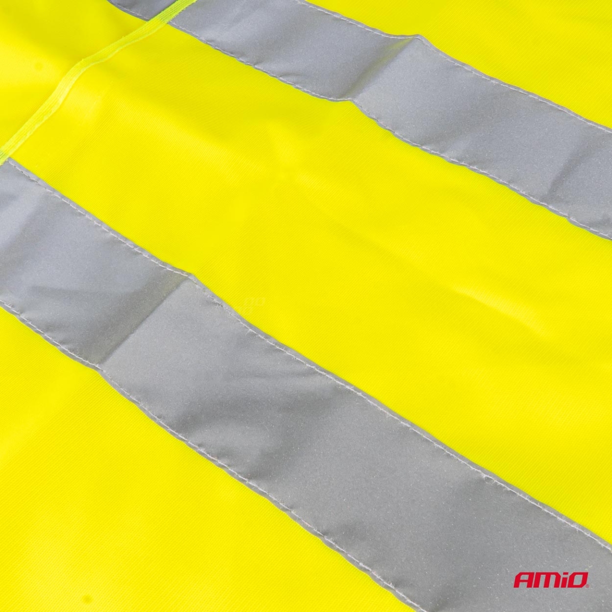 Kamizelka ostrzegawcza odblaskowa żółta XXXL z certyfikatem AMIO-03935