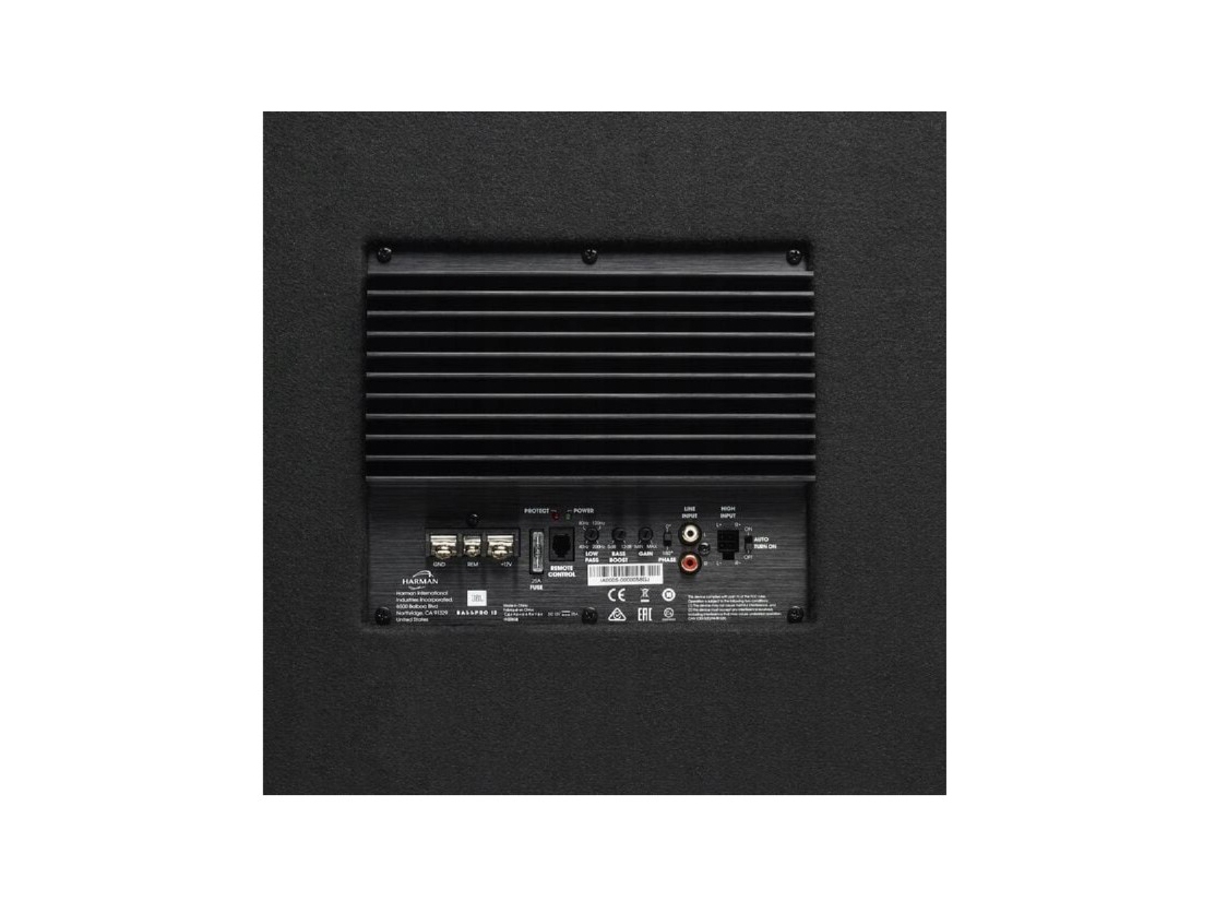 Cabinet per bassi attivo con bass reflex Slipstream brevettato, 300 mm 12 pollici