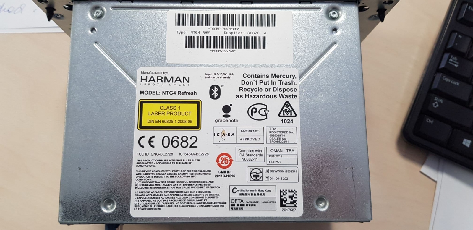 Interfejs do podłączenia kamery cofania i audio video MyGig Chrysler, Dodge i Jeep