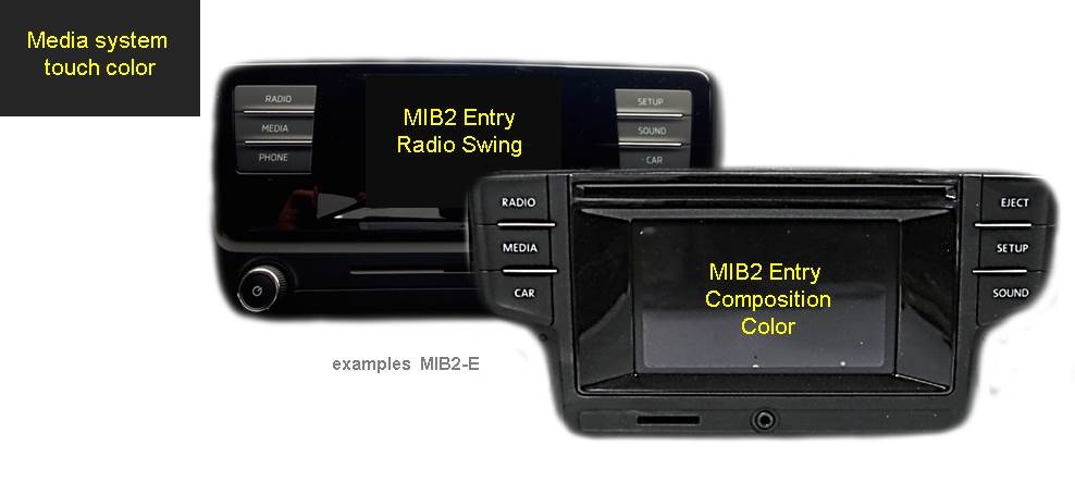 Interfejs wideo Seat, Skoda, Volkswagen MIB2 Entry LG VL2-MIB2-E
