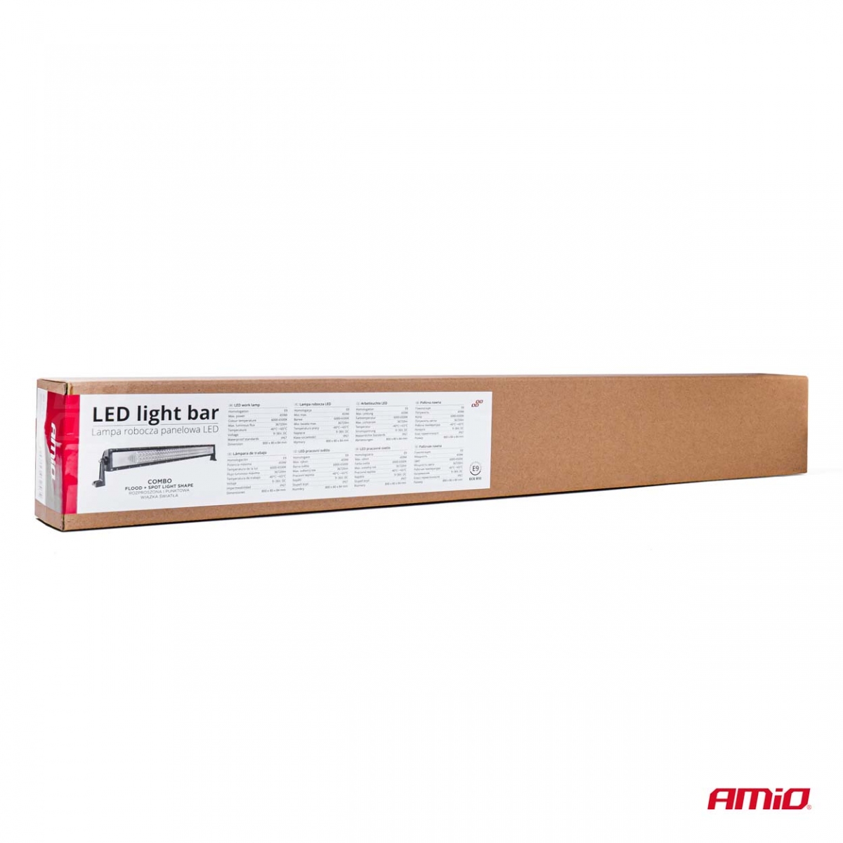 Lampa robocza panelowa LED BAR zakrzywiona AWL45 459W 80cm 36720lm 12V 24V AMIO-03256