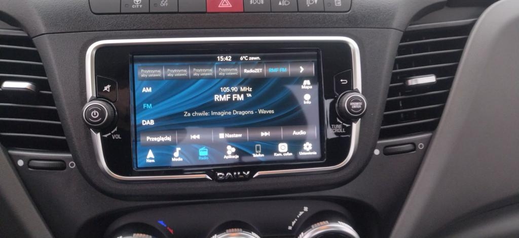 Adattatore per telecamera di retromarcia per Iveco Daily Hi-Connect, radio Fiat Ducato Daiichi.