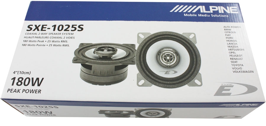 Altoparlanti per auto ALPINE SXE-1025S