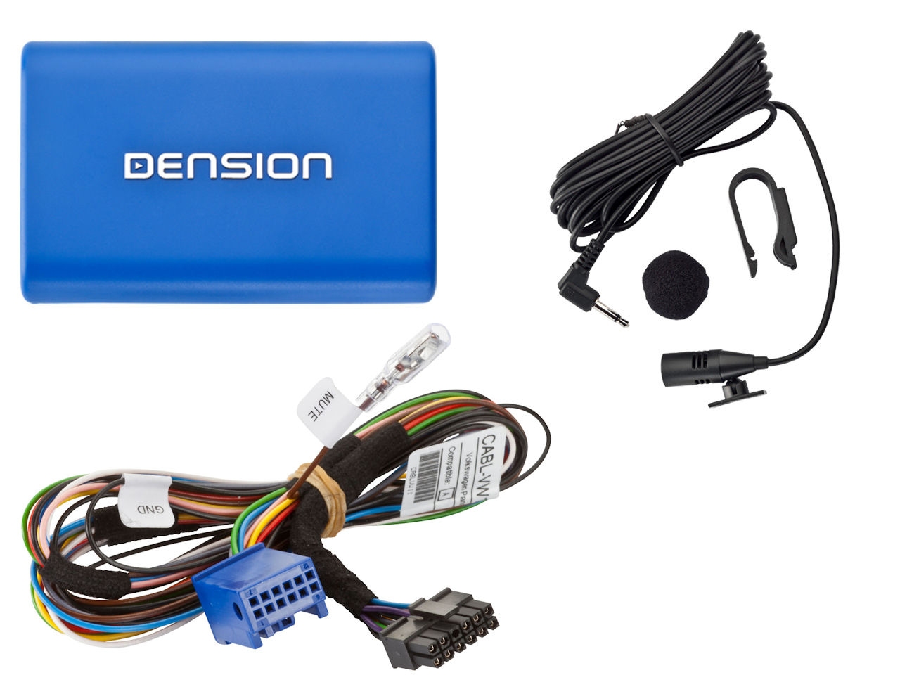 Dension Digital Changer Bluetooth, USB, iPod, iPhone, AUX - Seat, Skoda, VW 12 pin