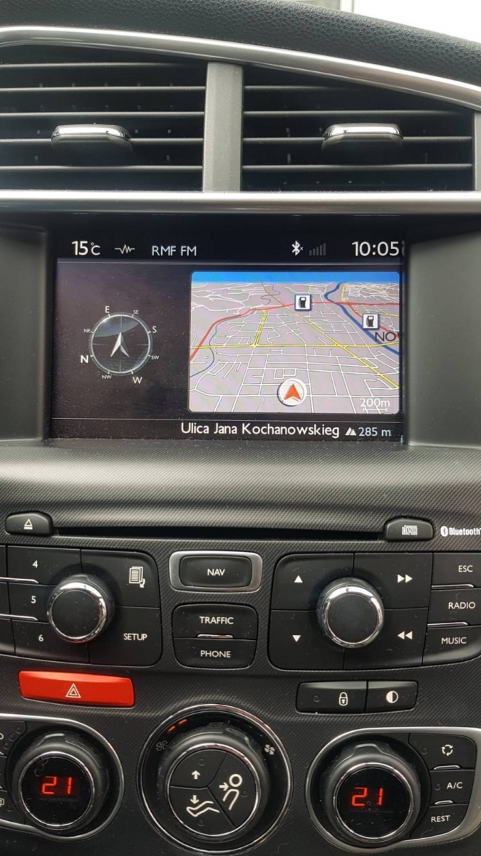 Interfejs wideo 2 video+kamera Citroen Peugeot NG4 - flip-up. MyWay RNEG, NaviDrive