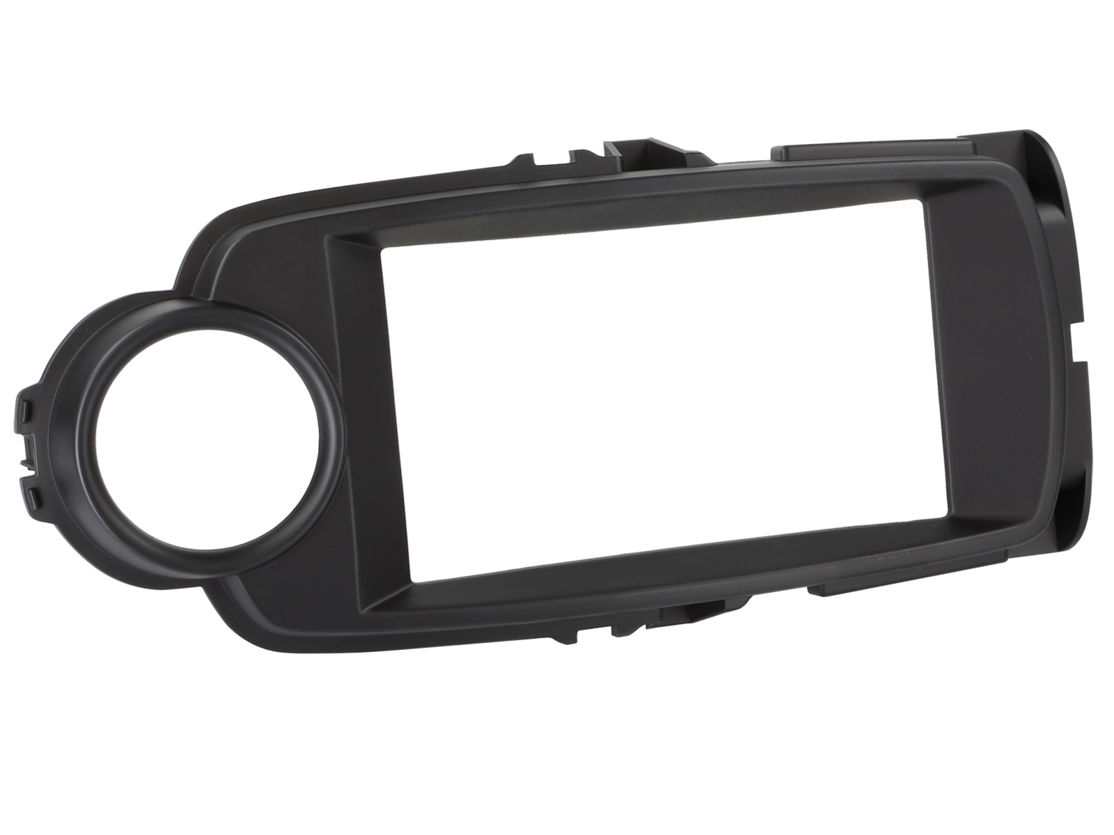 Mascherina autoradio 2 DIN Toyota Yaris (XP13) 10/2011 - 02/2020 nera