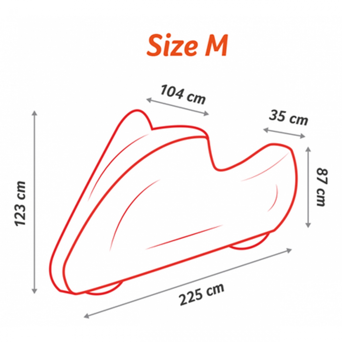 Kaitsev presendikate M PURE mootorrattale
