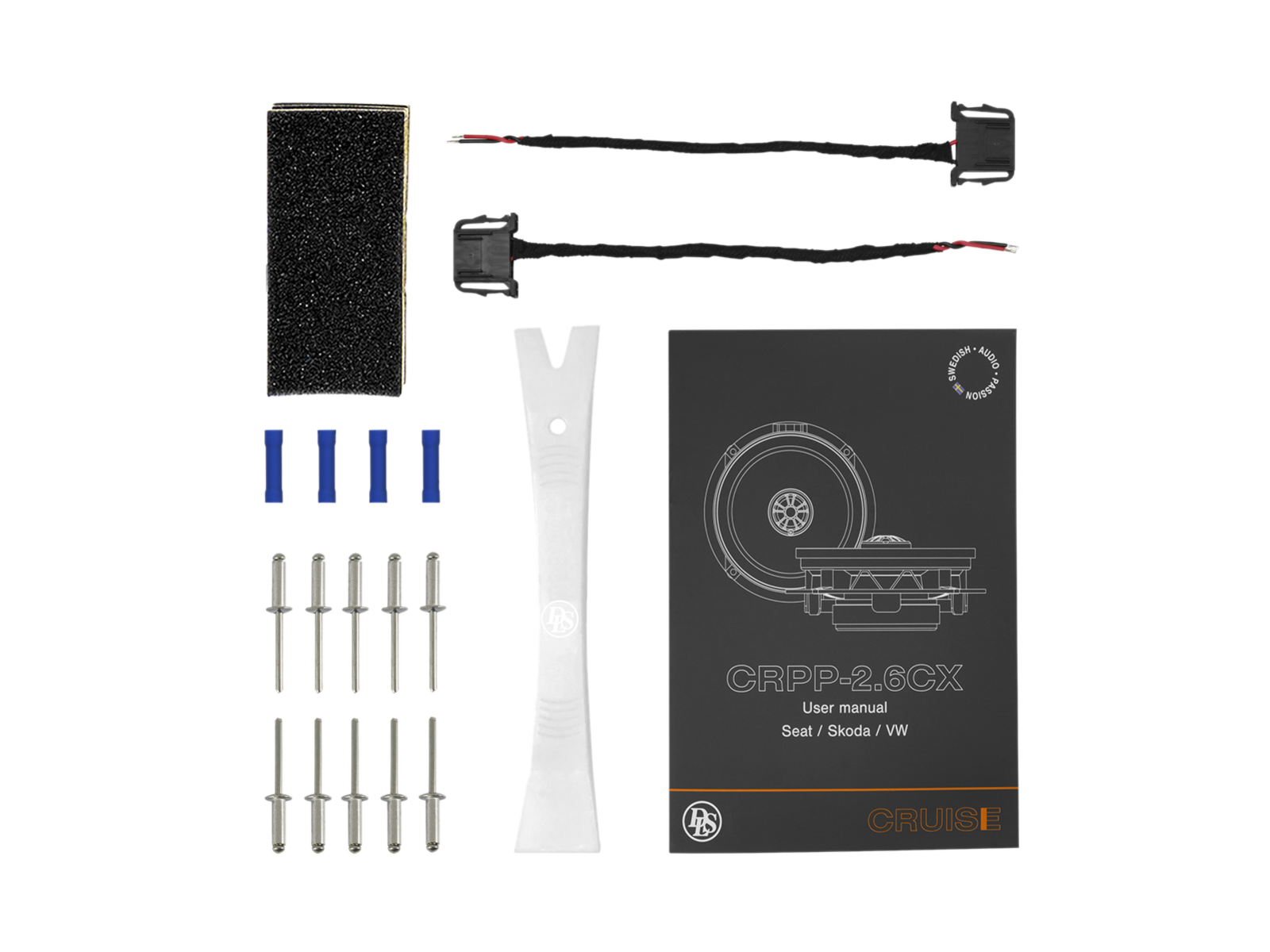 Głośniki dedykowane współosiowe MAN, Seat, Skoda, VW. DLS Cruise