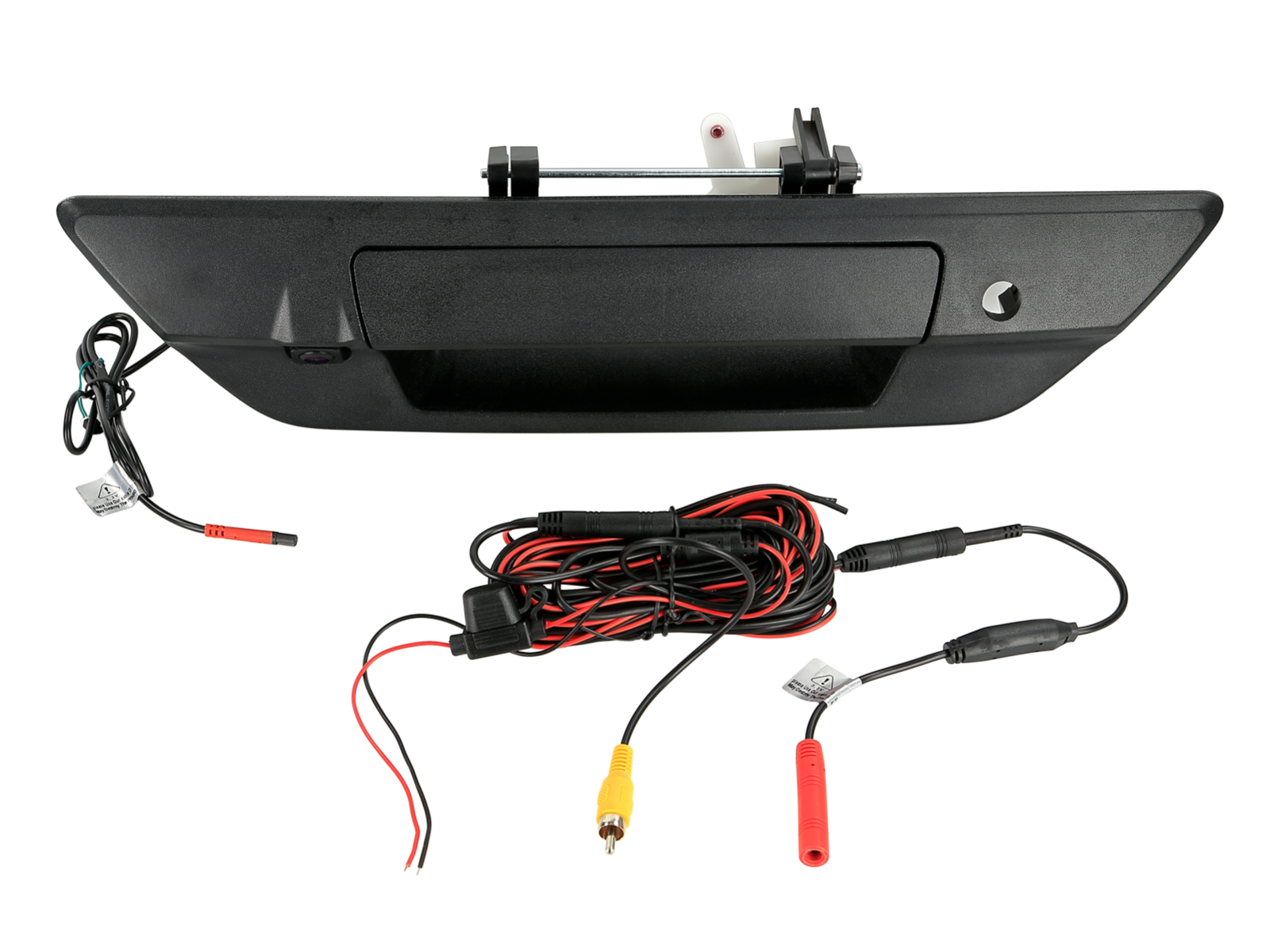 Kamera cofania dedykowana Toyota Hilux 06/2016 - 2020 uchwyt klapy tylnej.