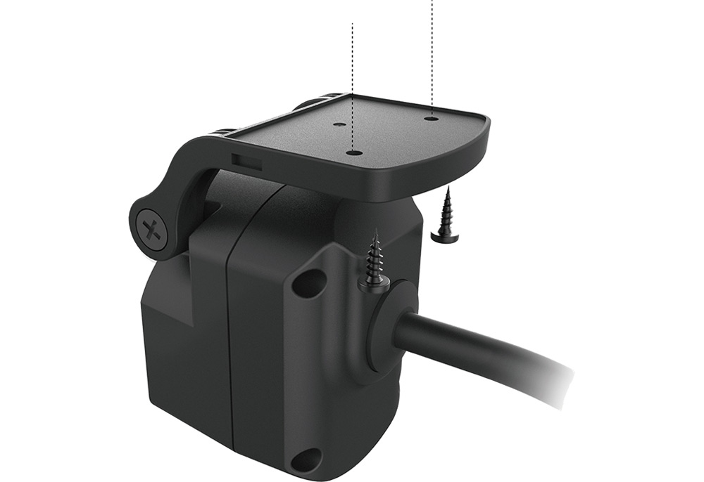 Kenwood DRV-A610R21CA Car DVR Kit. DVR, rearview camera, and smart parking cables.