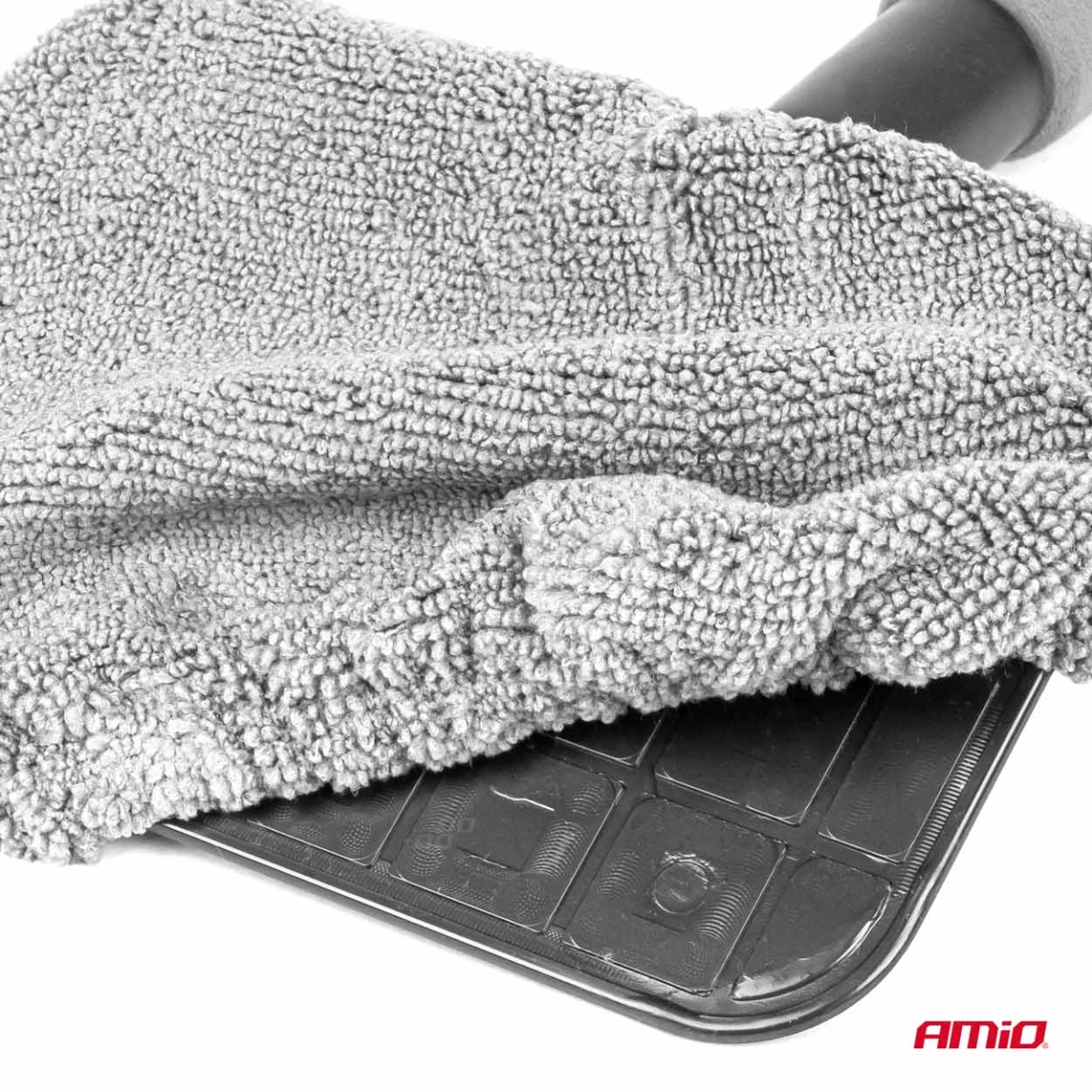 Myjka do szyb okien luster teleskopowa prostokątna mikrofibra 30,5/46 cm AMIO-03859