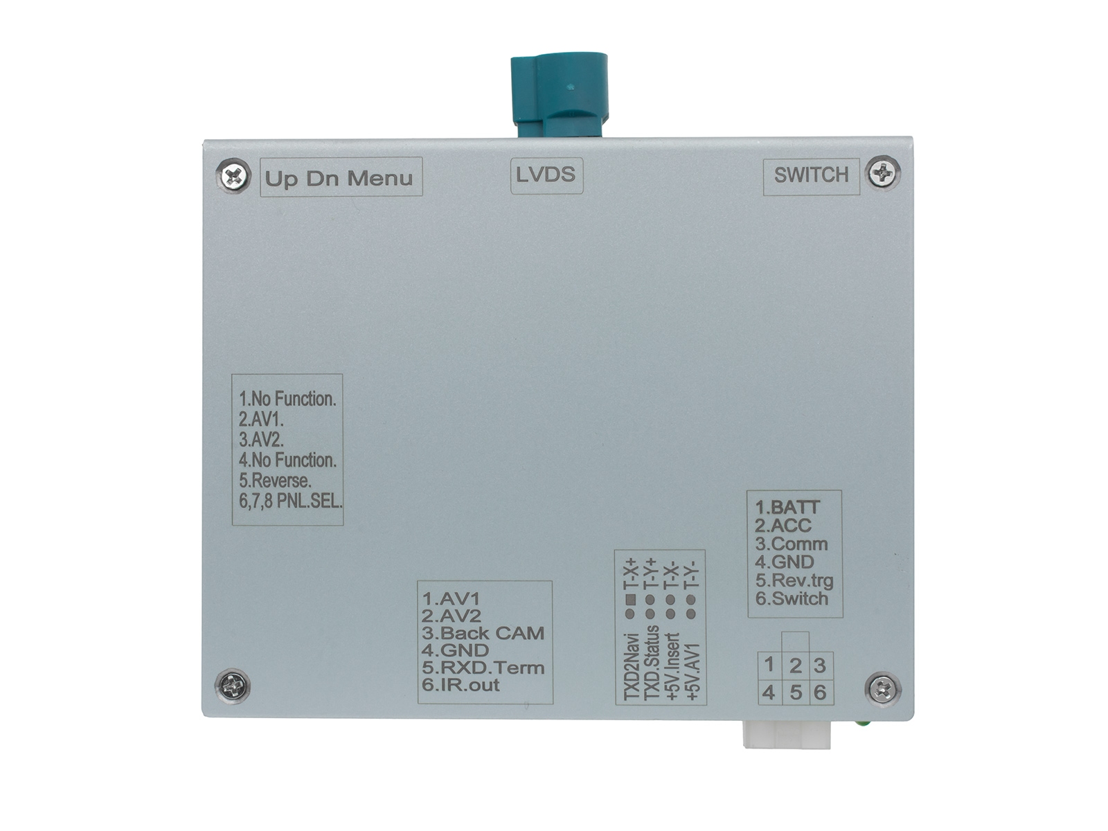 Interfejs wideo do podłączenia kamery Opel CD500, DVD600, DVD800, DVD900, CD600