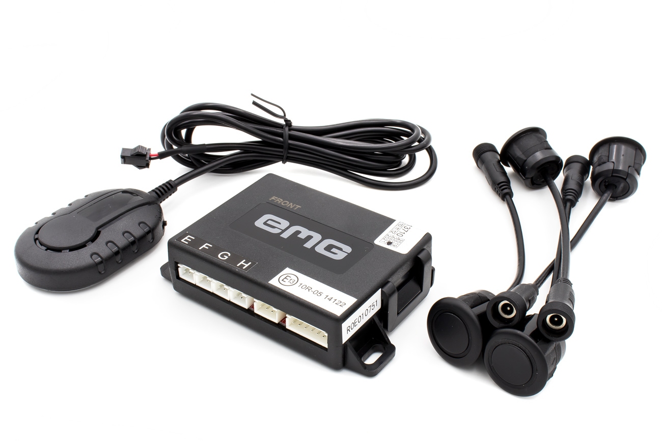 EMG-PS41-F parking sensors - 4-sensor set for the front bumper