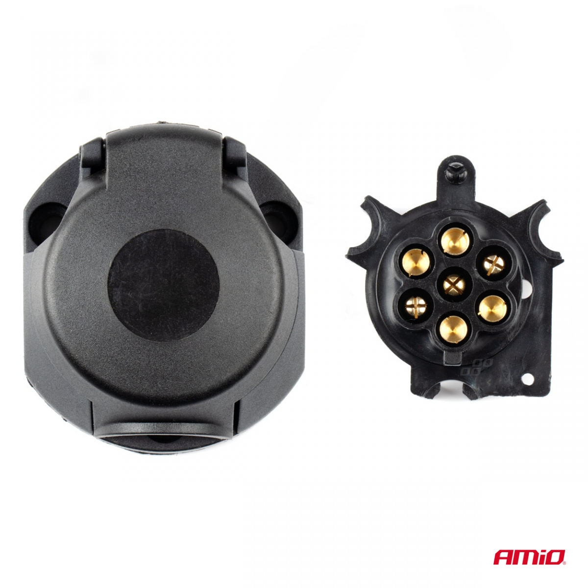 7 tűs pótkocsi vonóhorog aljzat AMIO-03214