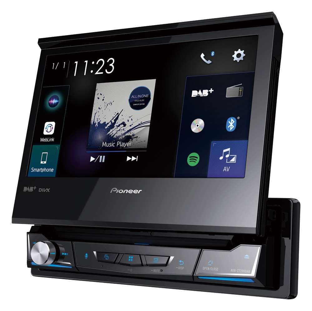 Pioneer AVH-Z7200DAB multimédia állomás. Apple CarPlay és Android Auto.