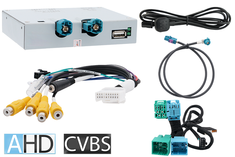 Adaptateur pour caméra de recul Alfa Romeo Tonale, Fiat Ducato, Tipo, 500, 500e, Jeep Compass.