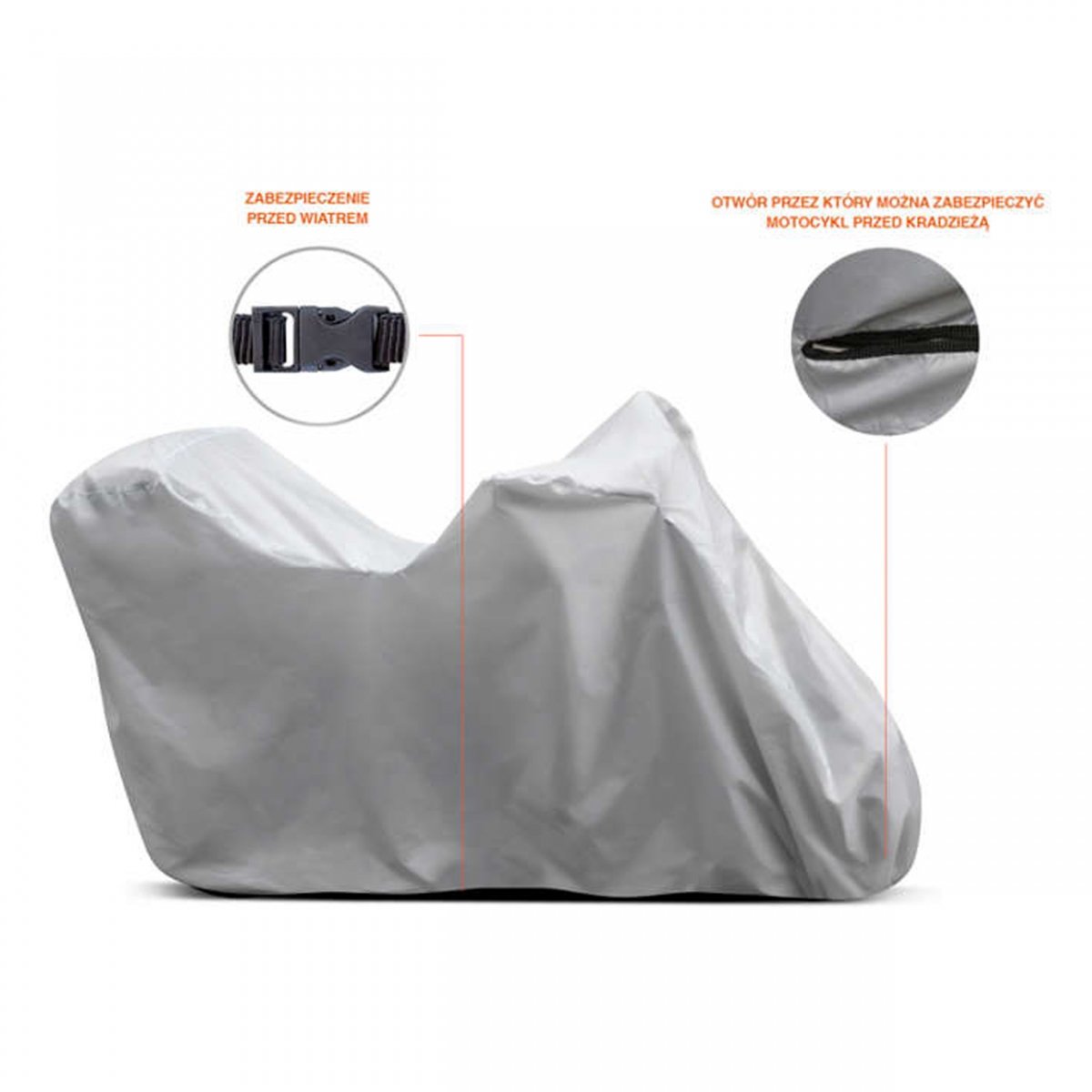 Kaitsekate mootorrattale S-katusega