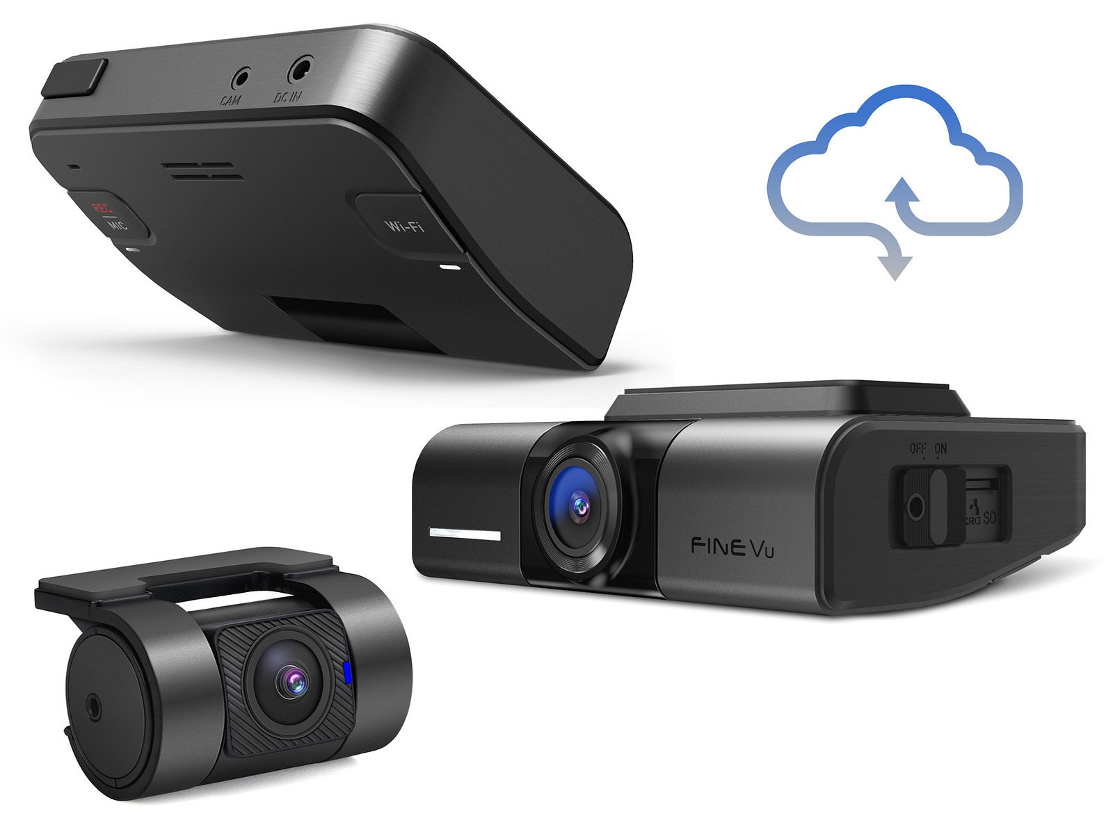 FineVu GX1000 CLOUD - 2xQHD recorder, cloud