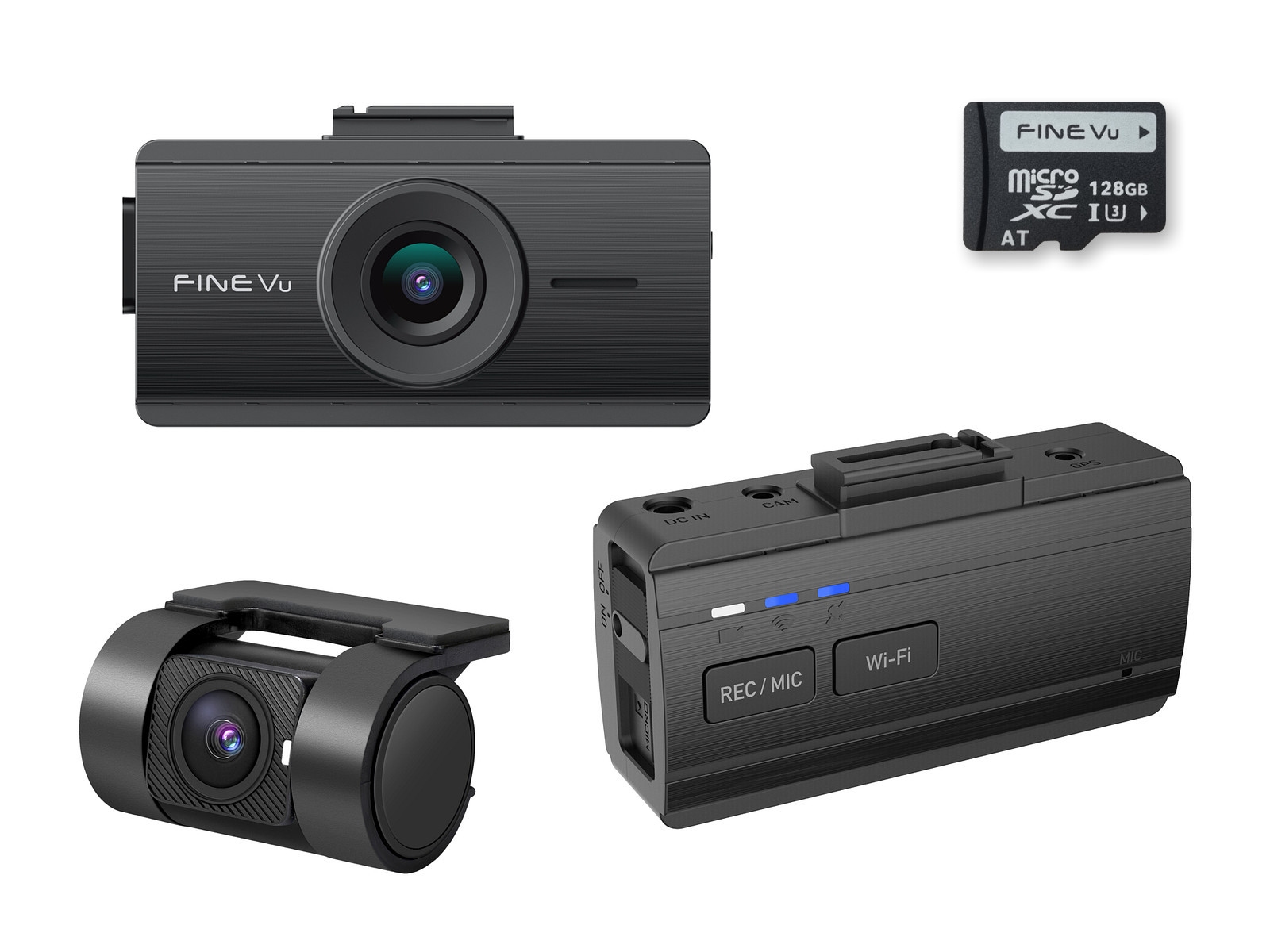 Wideorejestrator FineVu GX35 CLOUD /128GB - rejestrator QHD, chmura