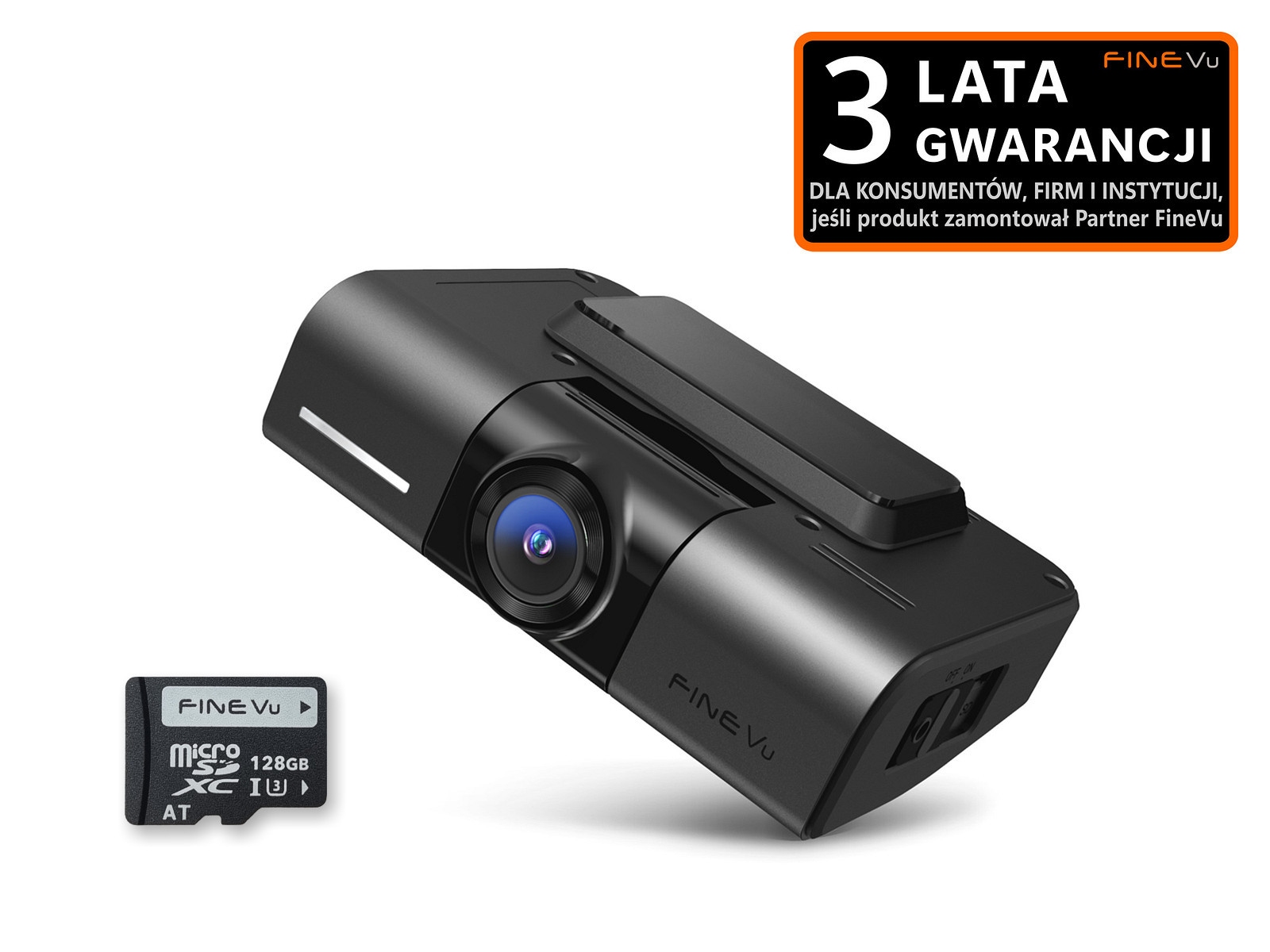 FineVu GX400 1CH /128GB Video Recorder - QHD WiFi GPS Recorder