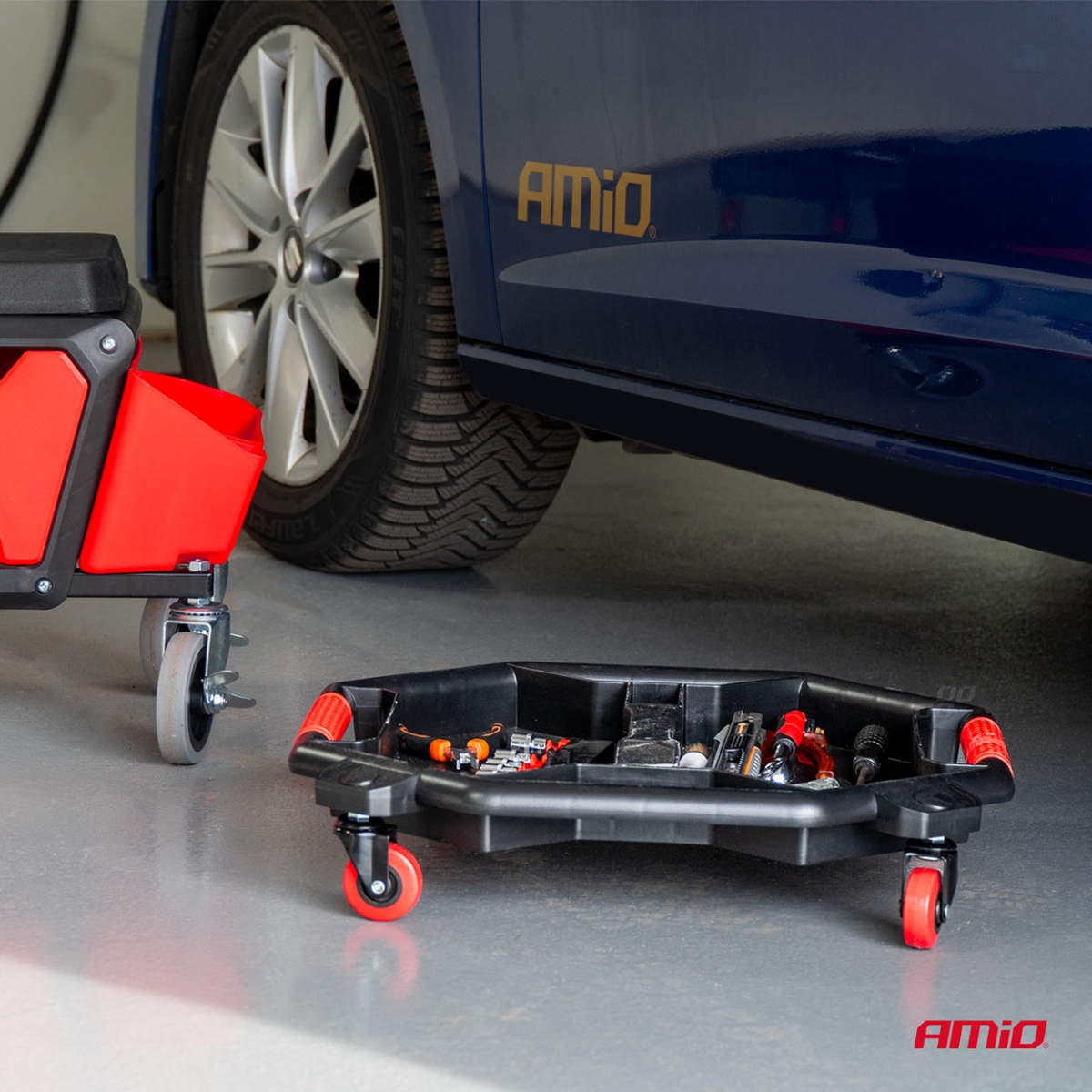 Taca na narzędzia warsztatowe na kółkach AMIO-04266