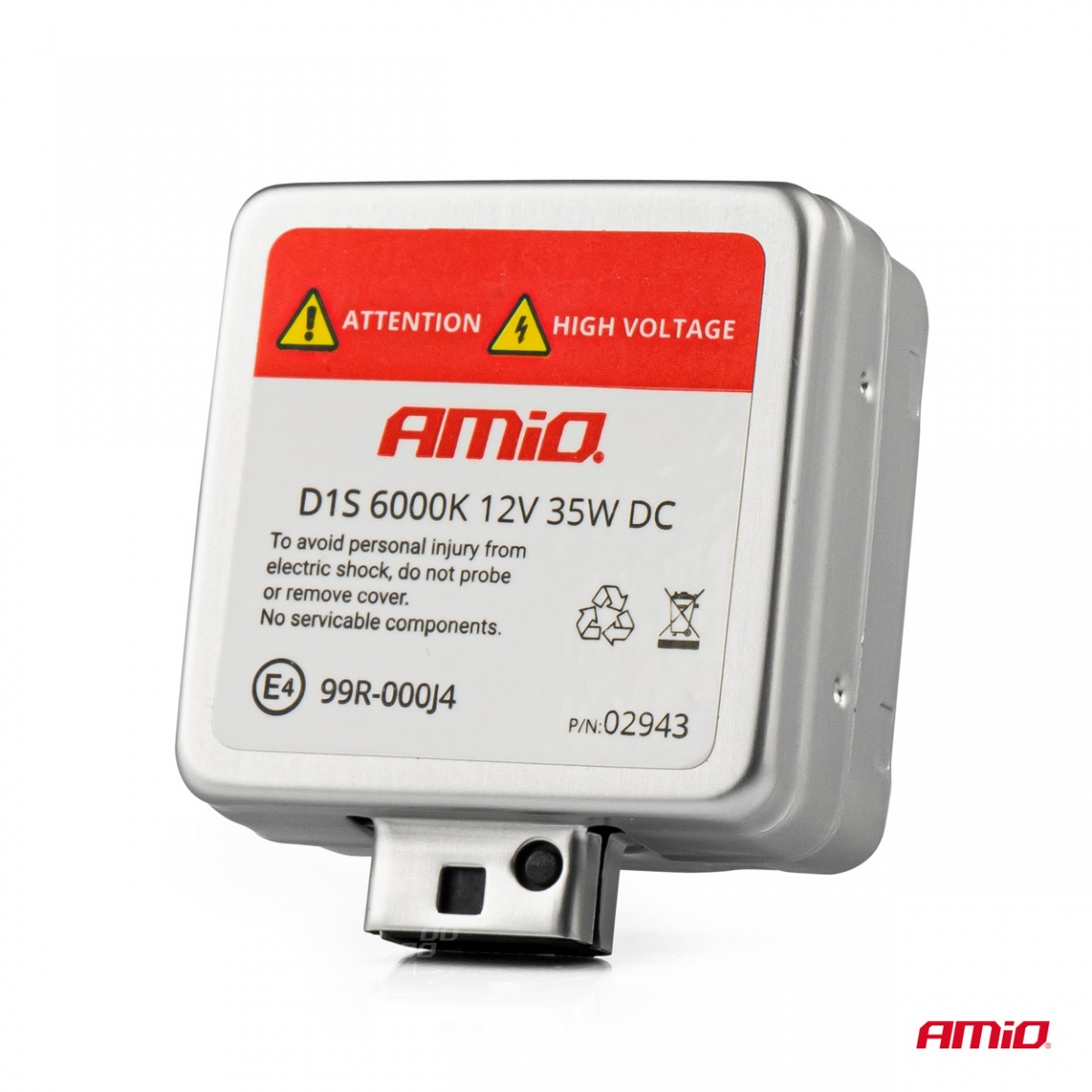 Ksenoon pirn ksenoon hõõgniit D1S 35W 6000K AMiO BASIC AMIO-02943