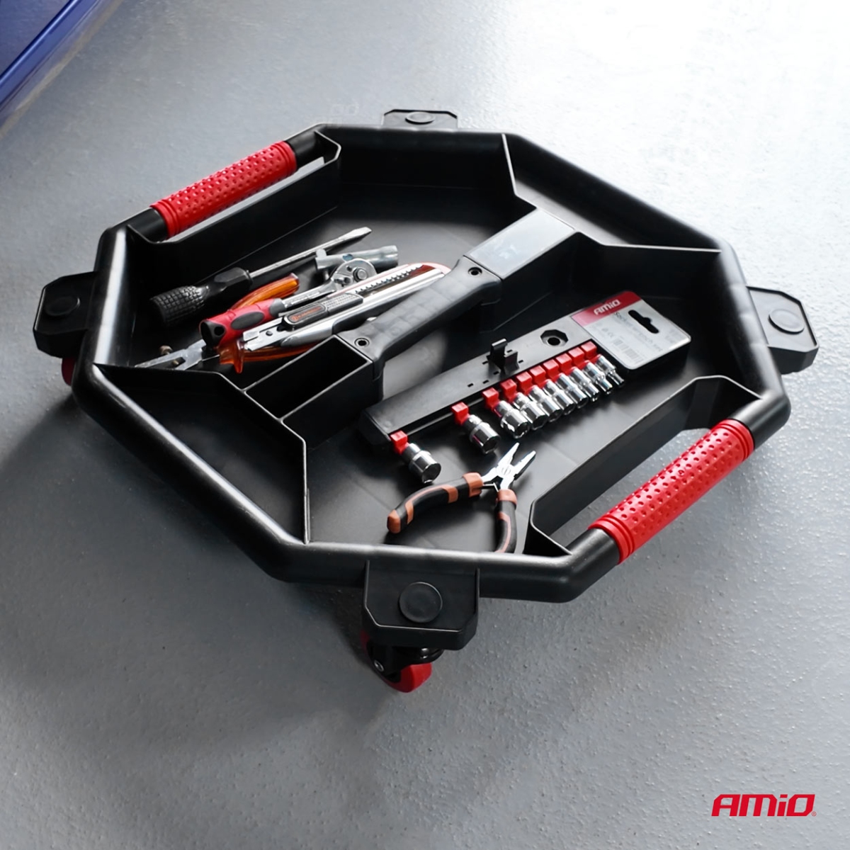 Taca na narzędzia warsztatowe na kółkach AMIO-04266