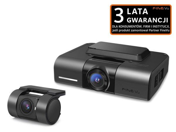 Wideorejestrator FineVu GX4K - rejestrator UHD+FHD WiFi GPS radary