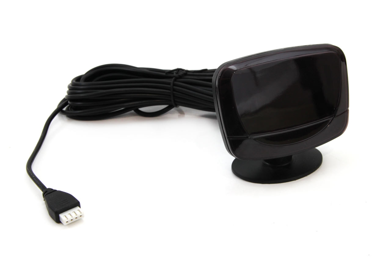 Parkeringssensorsett, LED-ryggesensorer GRAF, 4 sensorer, svart, GULL, 18 mm AMIO-01578