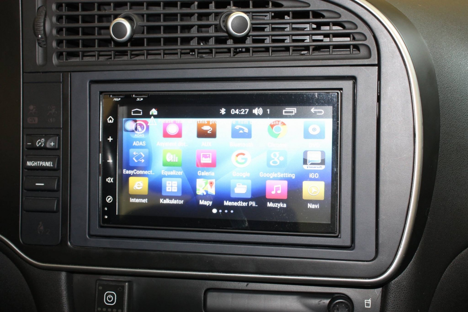 Zestaw montażowy 2DIN Saab 9-3 2005->