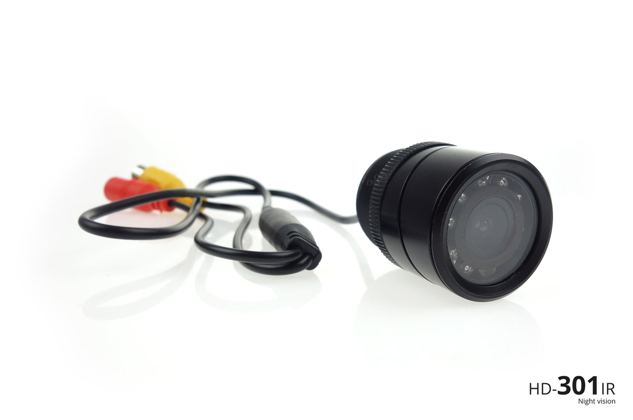 Kit sensori di parcheggio TFT01 da 4,3" con telecamera HD-301-IR, 4 sensori, nero "GOLD"