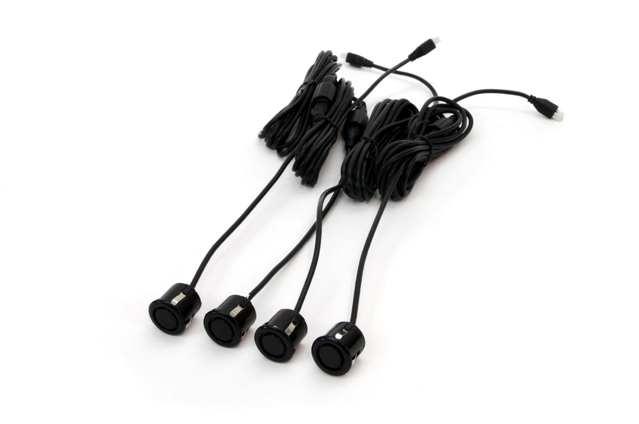 Kit sensori di parcheggio TFT01 da 4,3" con telecamera HD-301-IR, 4 sensori, nero "GOLD"