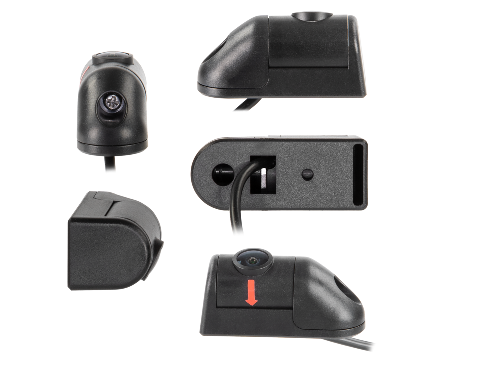 Uniwersalna kamera cofania z linami, owalna, pod podbudowe