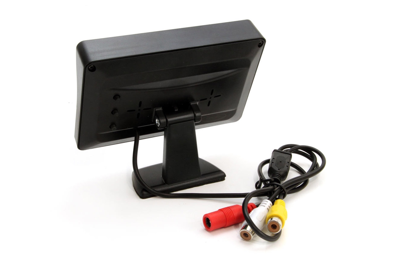 TFT01 4,3" Parksensor-Kit mit HD-305-LED-Kamera, 4 schwarzen internen Sensoren