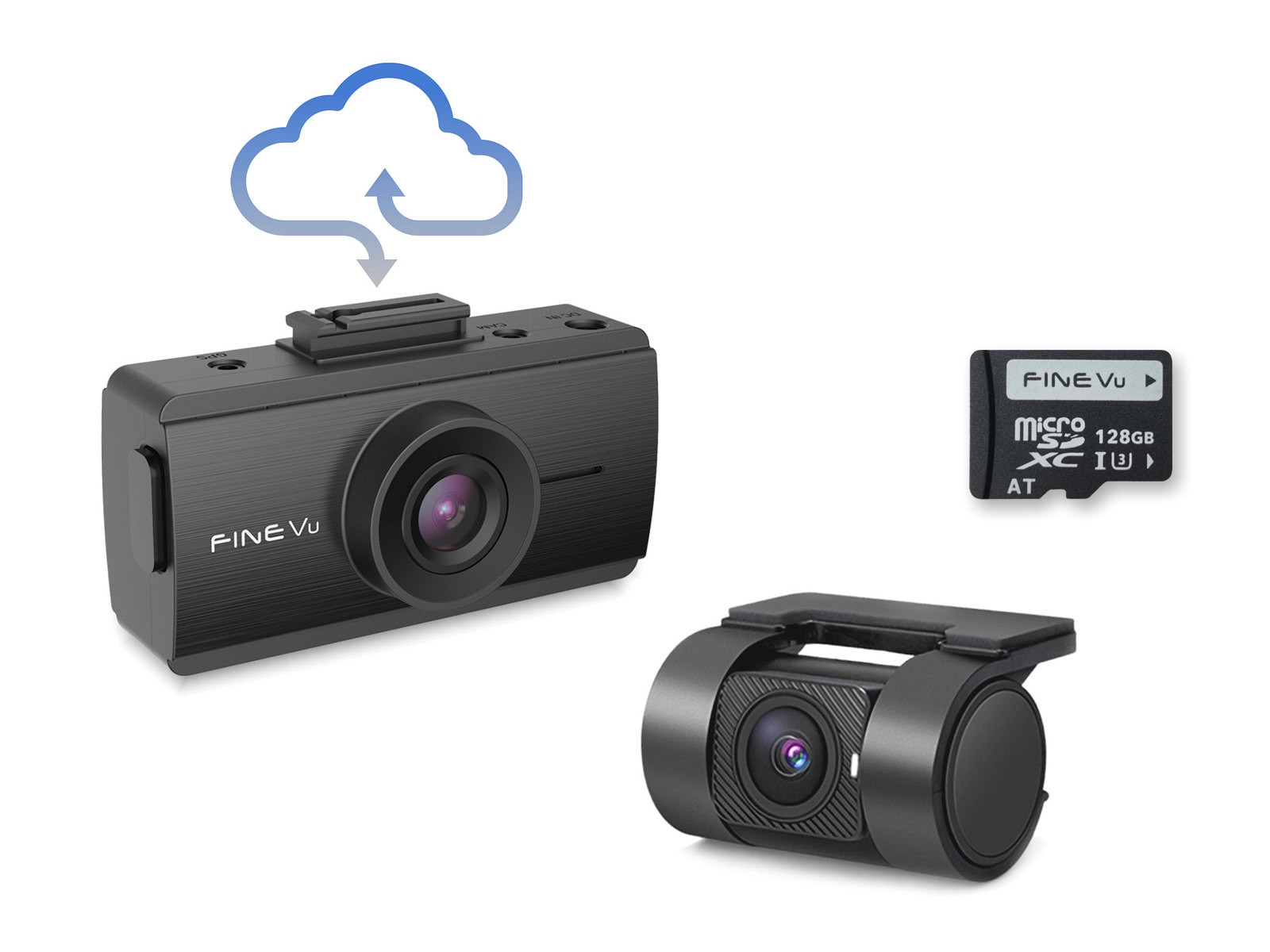 Wideorejestrator FineVu GX35 CLOUD /128GB - rejestrator QHD, chmura