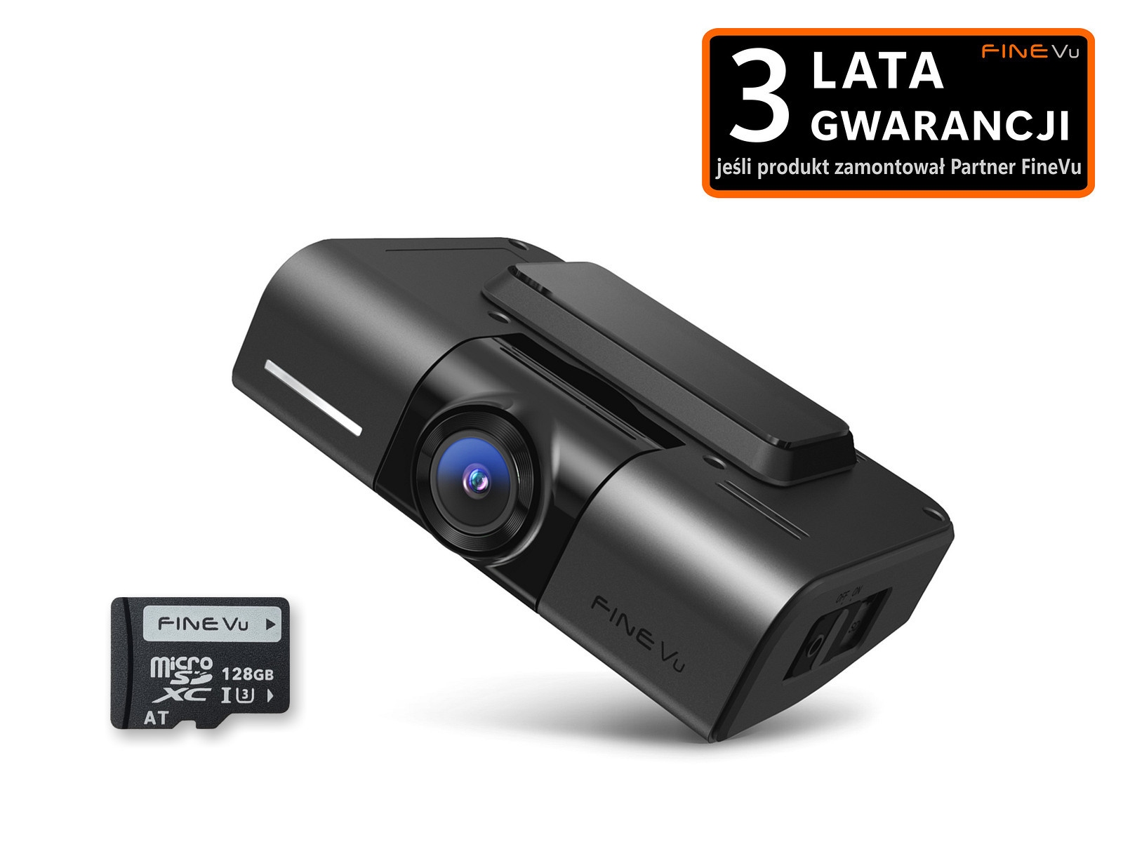 FineVu GX400 1CH /128GB Video Recorder - QHD WiFi GPS Recorder