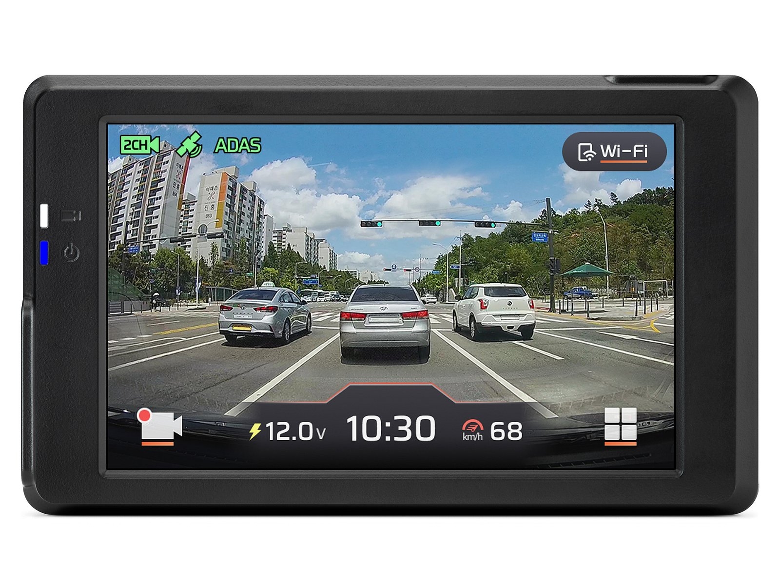 FineVu GX7000 /128GB DVR - QHD+FHD GPS Wi-Fi recording