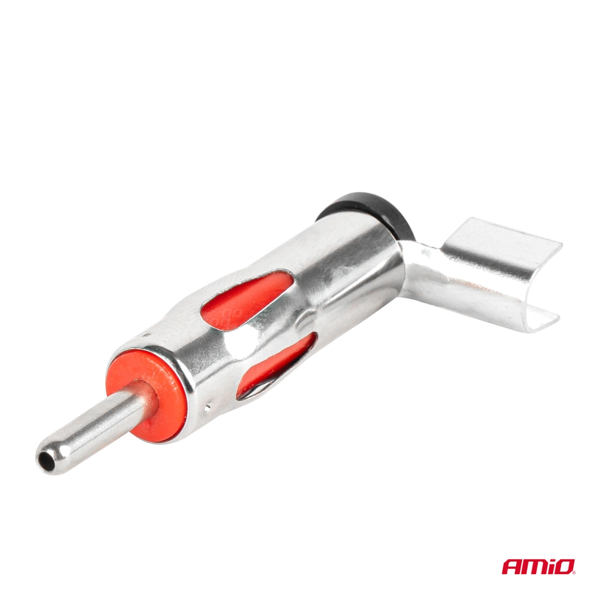 Plug car antenna connector angled DIN AMIO-03970