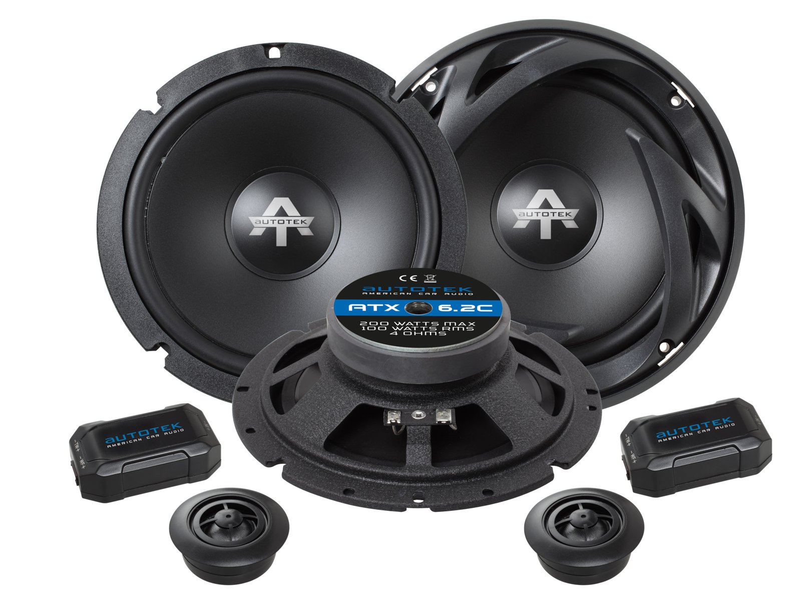 Autotek ATX6.2C - separated speakers