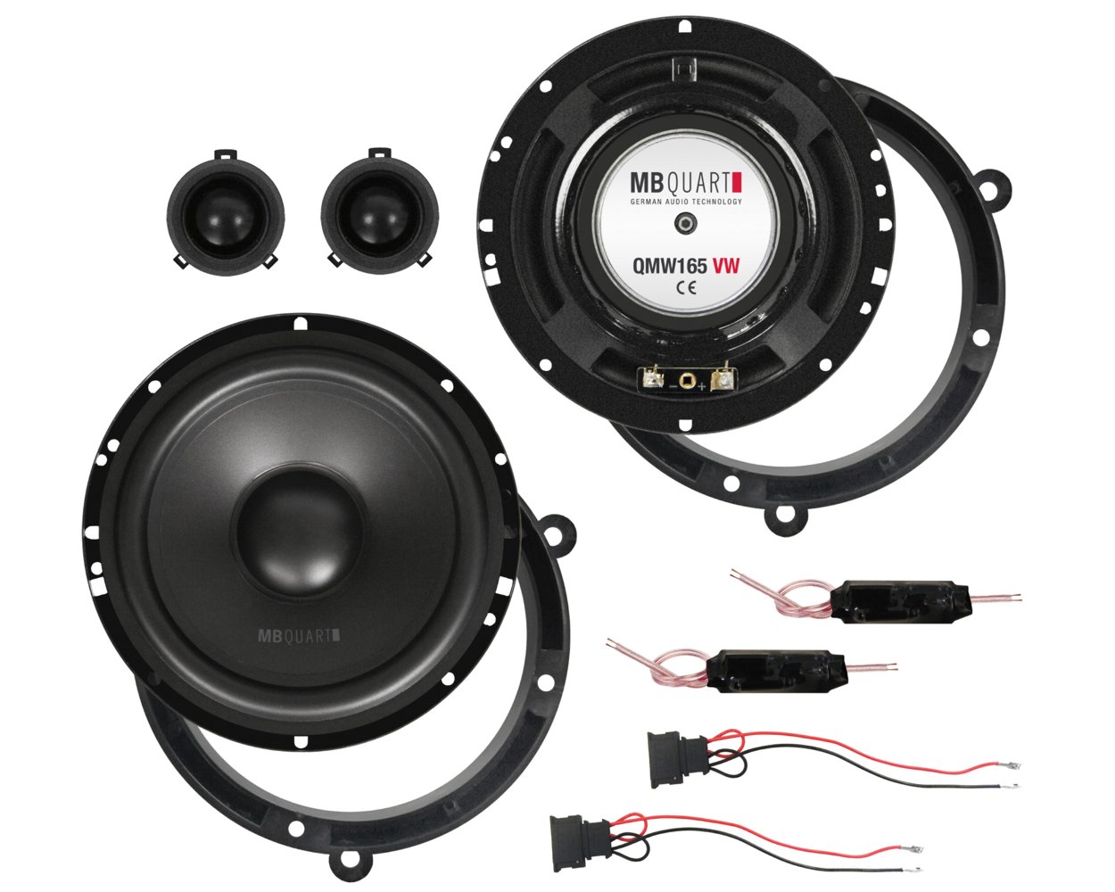 MB Quart QM165VW - separate speakers, midbass diameter 165 mm, RMS power 90 Watts set for VW