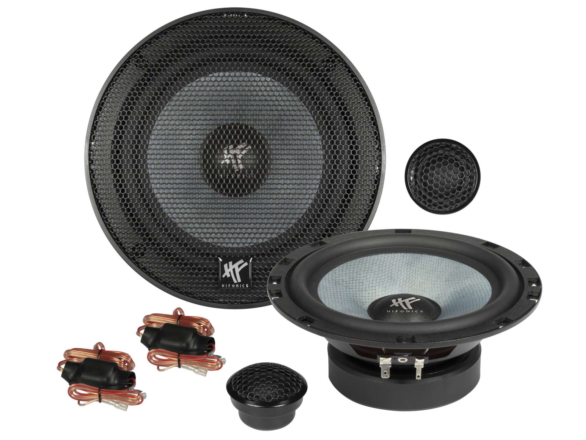 HiFonics ZS6.2E - altoparlanti separati, diametro medio-bassi 165 mm, potenza RMS 100 Watt